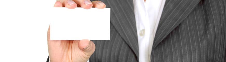 Réalisation de cartes de visite